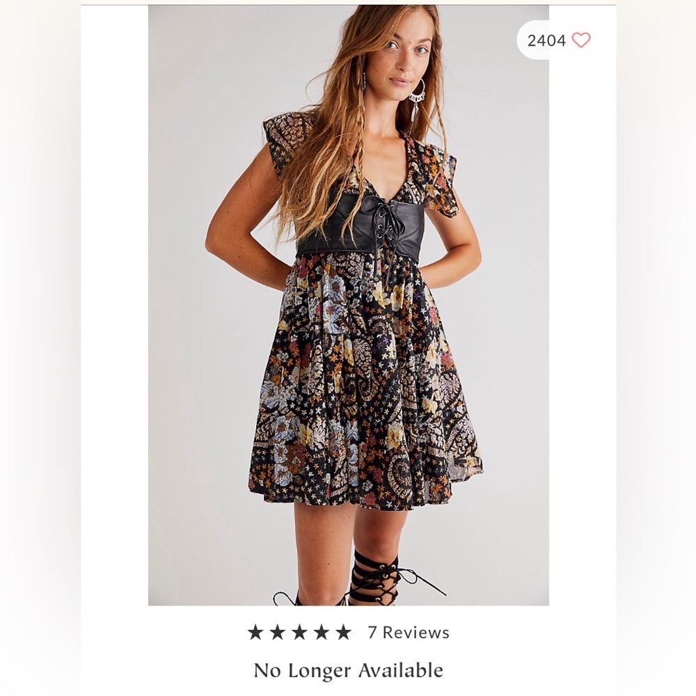 Free People Undone Mini Dress